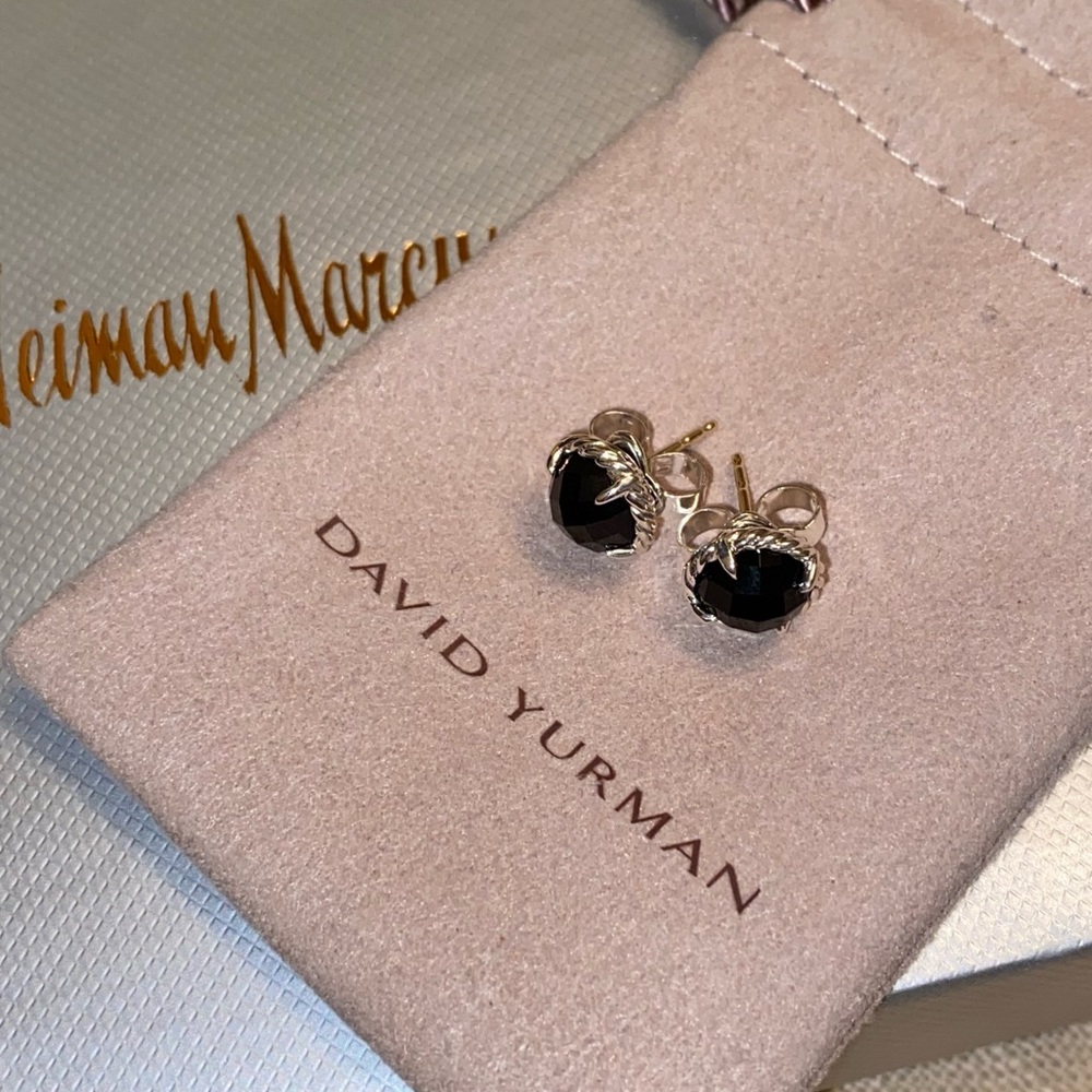 SOLD NEW David Yurman Chatelaine Black Onyx Earrings